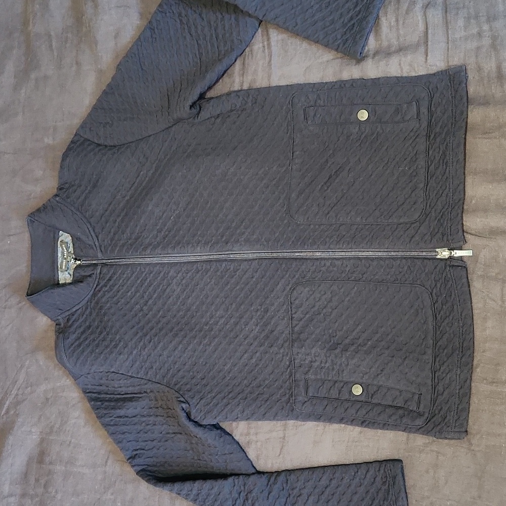 Embossed Zip Jacket - Robert Barakett - Men's